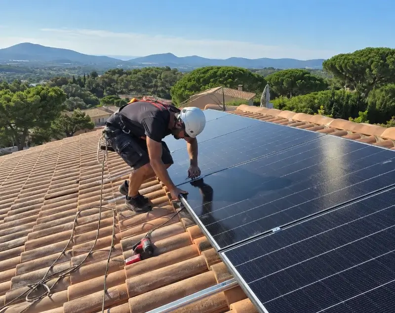 Installateur panneaux solaires Le Bosc — pose photovoltaïque sur toiture